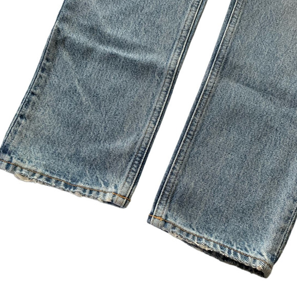 Agolde Fen High Rise Relaxed Taper Jeans in Ripped Organic Cotton, size 25 NWT - Picture 4 of 9